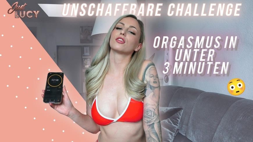 Unschaffbare Challenge - Orgasmus in Unter 3 Min