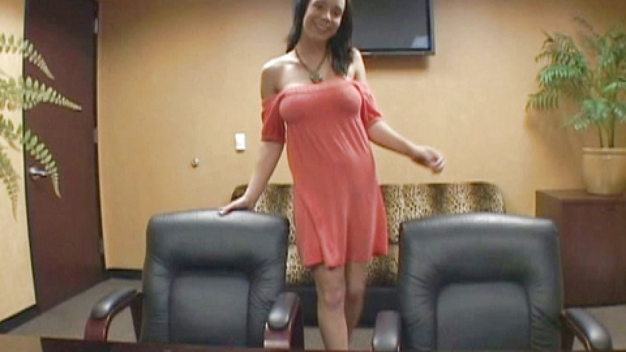 Beverly Hills Gets Naked And Climbs On The Desk Then Gets Fucked POV Style