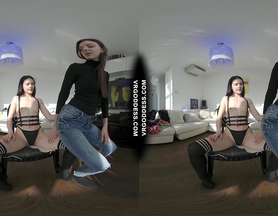 Rebeka Ruby Giving Lapdance Striptease for 18Yo Spinner Matty Getting Her Pussy Eaten