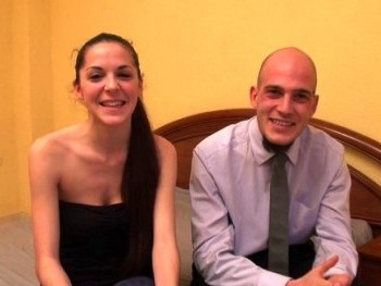 Your Neighbour Tamara and Her Dude Carlos Make Their Debut with Us. Madrid's Metrosexuals Also Spread for You