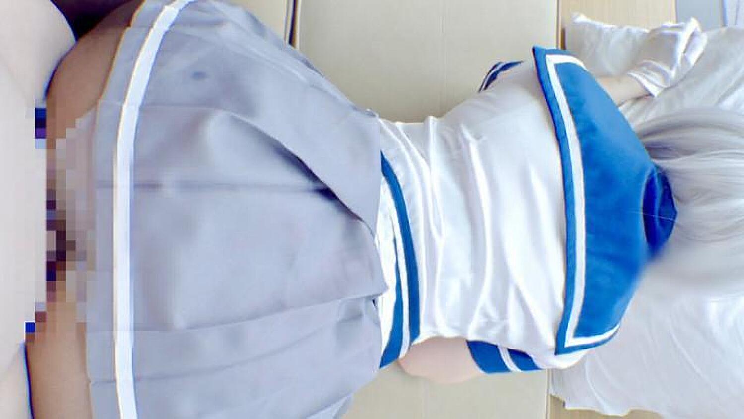 Hamakaze School Girl Uniform Cosplaying, Creampie & Orgasm