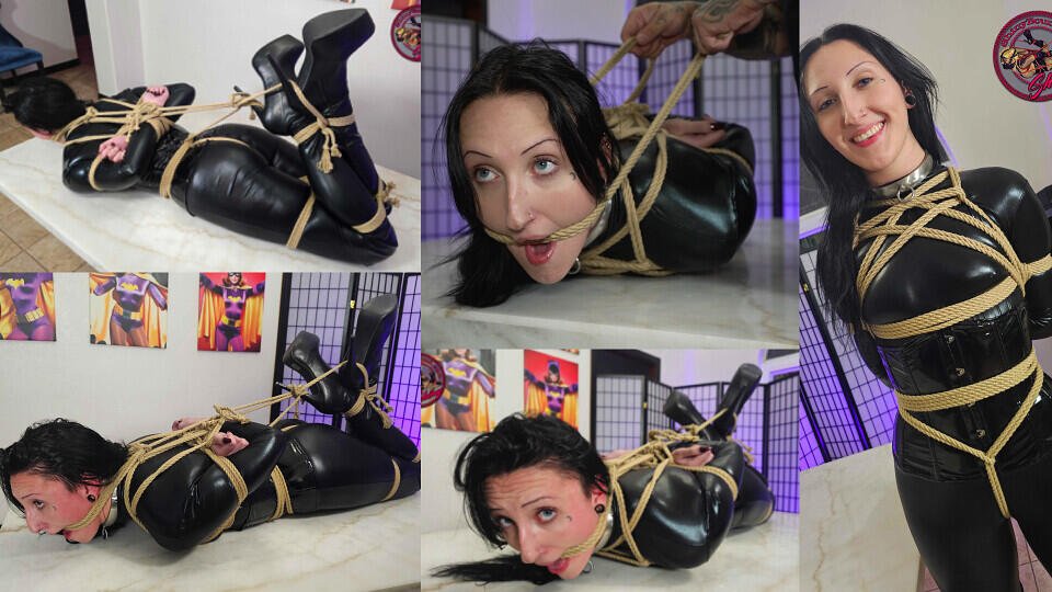 Goth Girl Vinyl Hogtie
