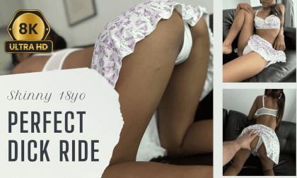 Skinny 18Yo Asian Perfect Dick Ride