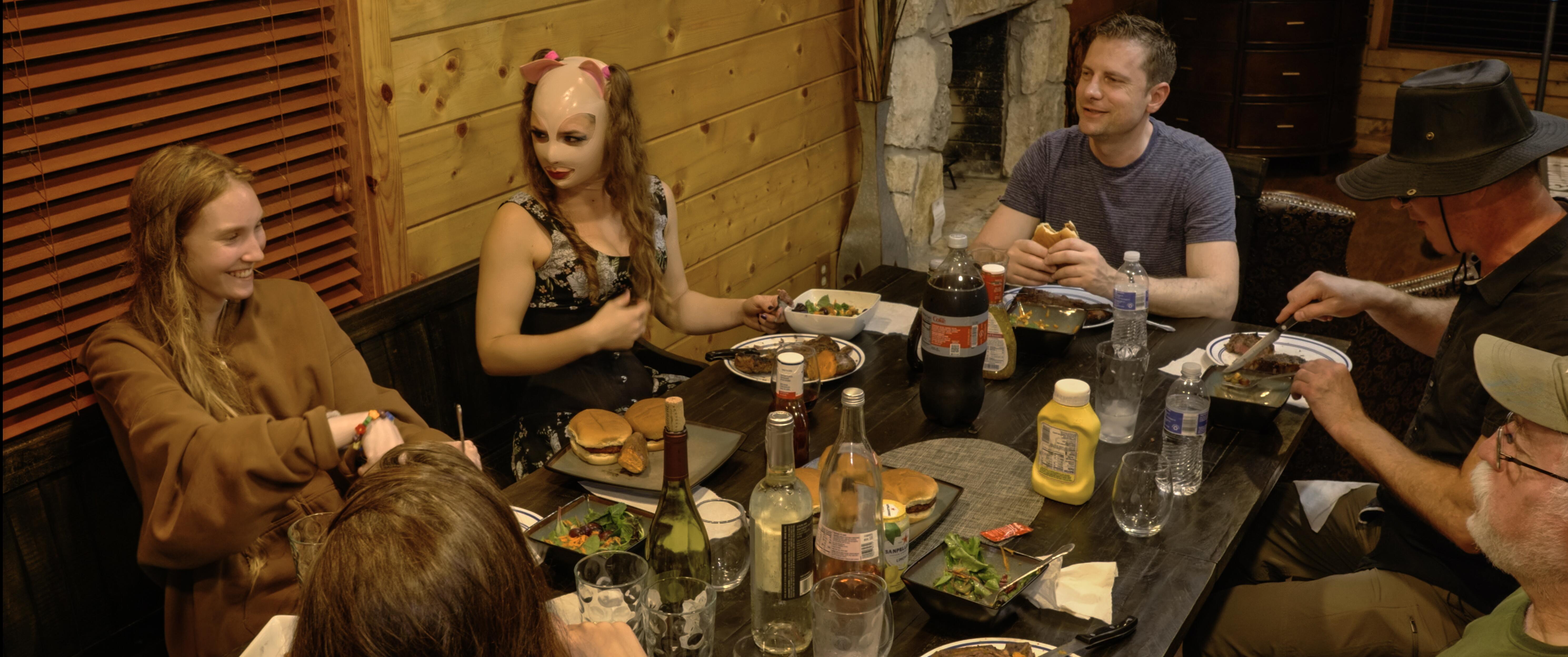 Texas Steak Dinner Meets Kinky Chit Chat