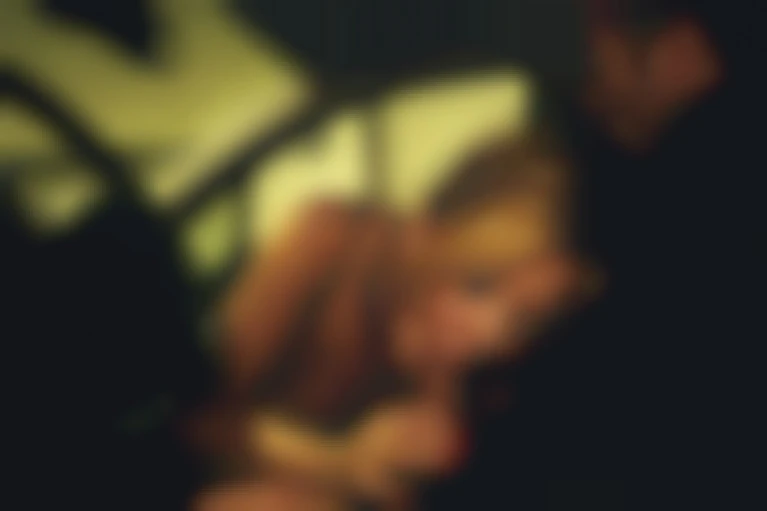 Nice Anna's Blowjob for the Taxi Driver in Front of Her Friends