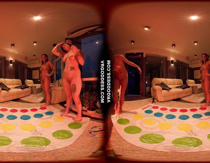 Melonie Kristina And Angelica Playing Twister Late At Night Slumber Party Girls