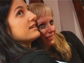 You Knew It Was Bound to Happen. College Babes Come on Pairs to Do Castings with Us