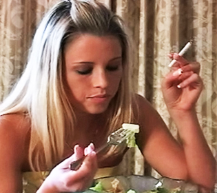 Sexy, Casual Smoking By Fallon