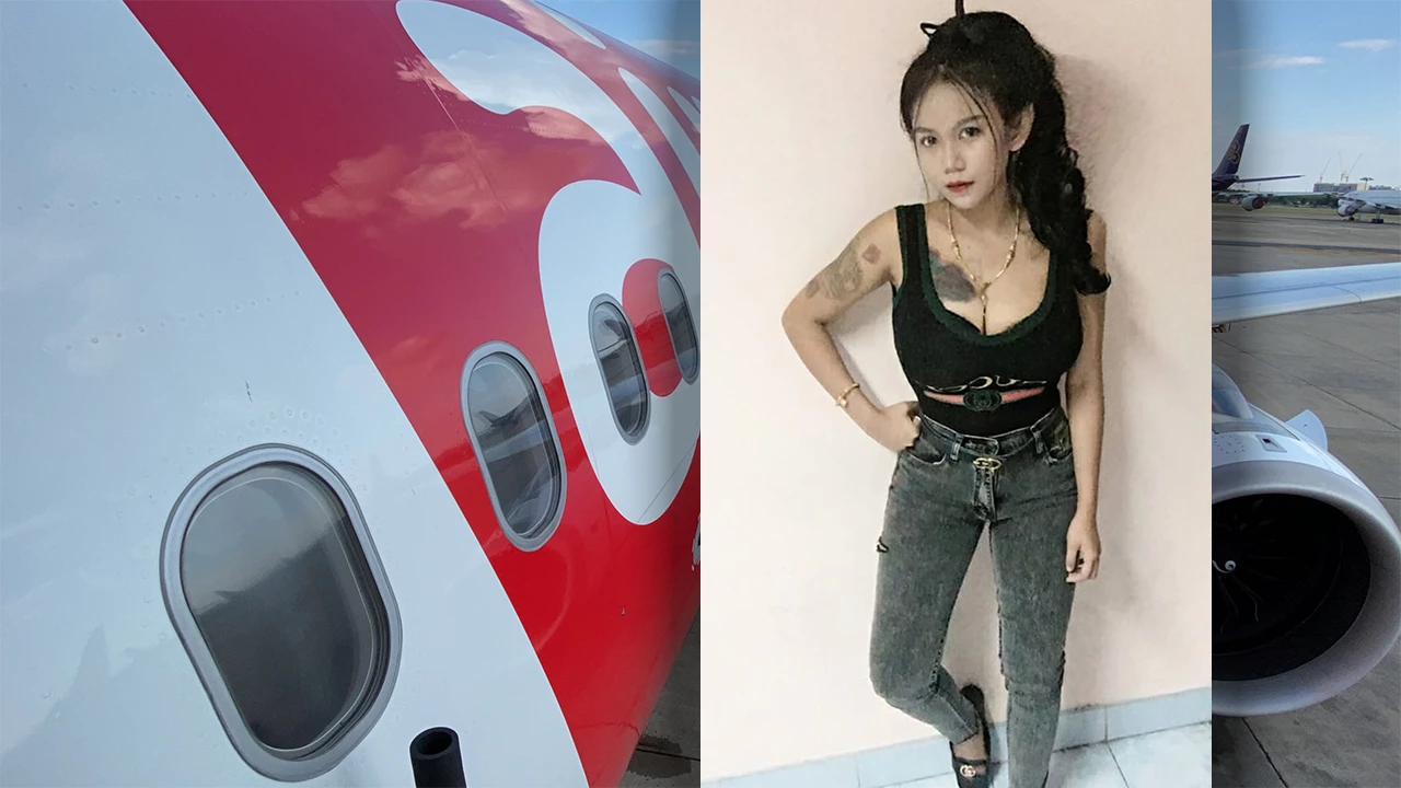 Hong Kong Flight and Thai Girl Pics