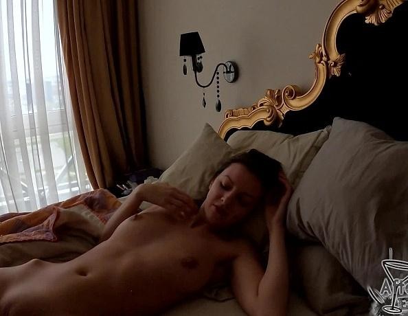 Wake Up and Lesbian Fucking with Rebeka Ruby Deep Strapon Love
