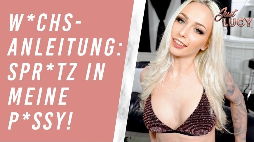 Wichsanleitung: Spritz in Meine Pussy! / JOI: Cum Inside My Pussy!