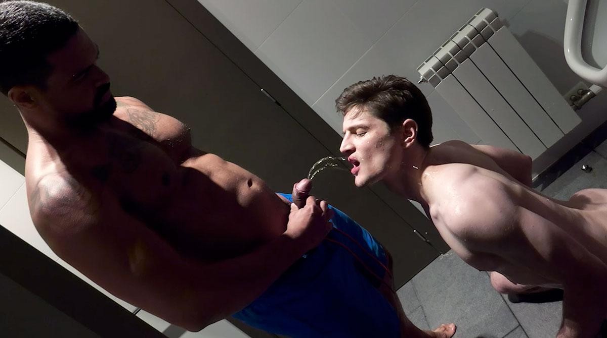 Frank Tyron Sprays Dylan Greene with Piss