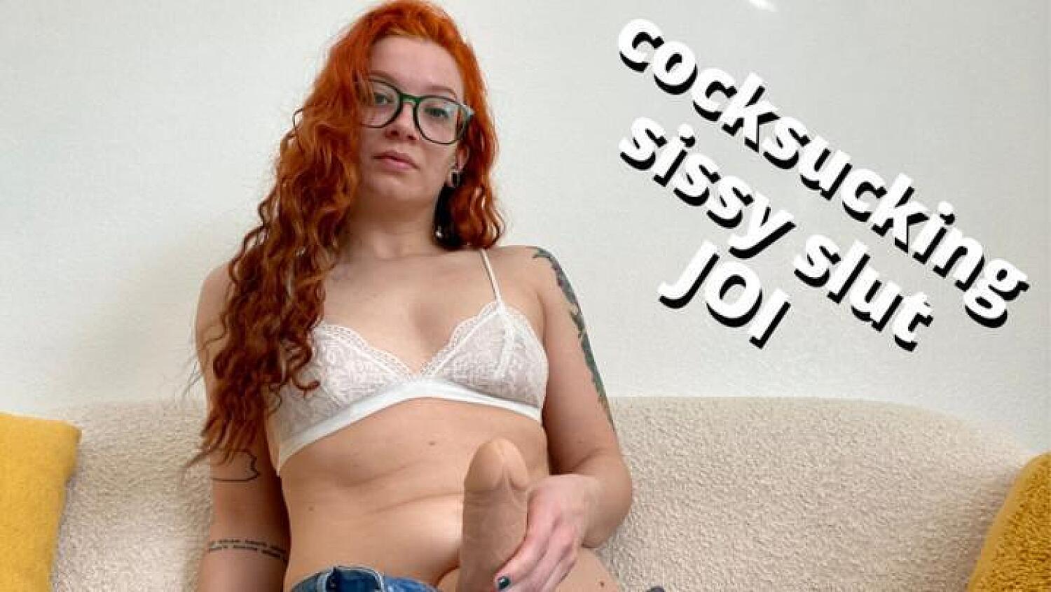 Futa Femdom Cocksucking Sissy Slut JOI