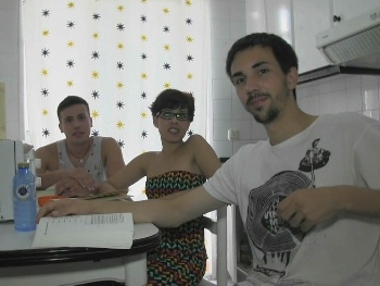 College Dudes Get a Threesome in Their Student Flat.