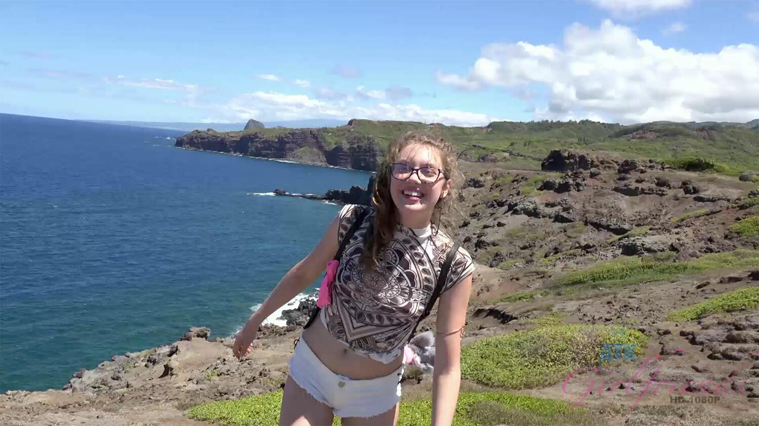 Elena Explores the Island and Has a Wild Time at a Nude Beach.