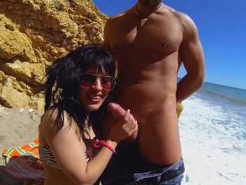 Two Beach Bitches Who Long for a Spanish Cock and Bryan's Cock Filling 'Em