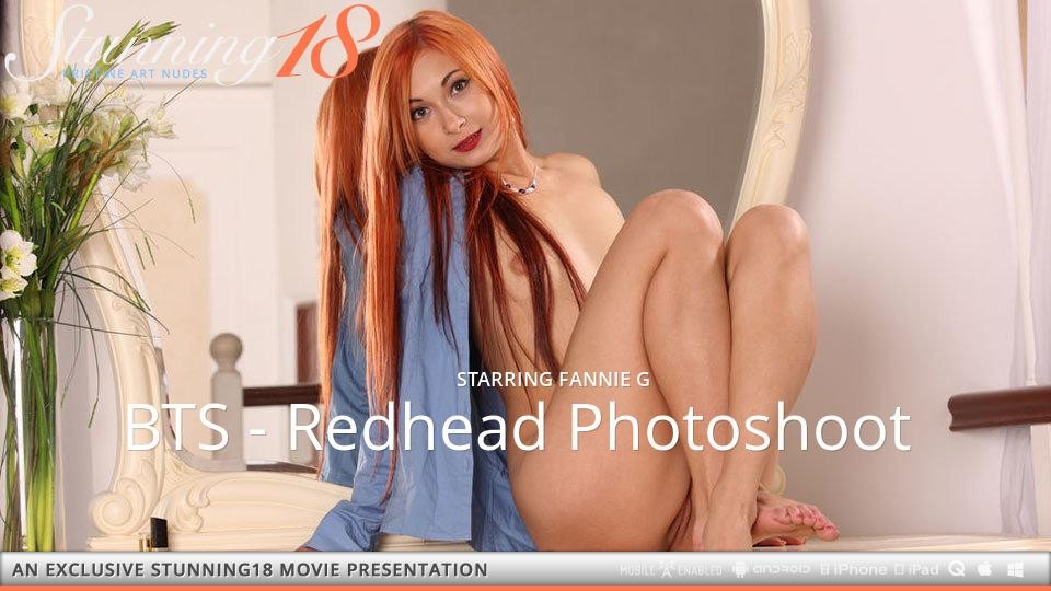 Fanny - BTS - Redhead Photoshoot