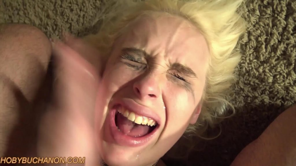 19 Yr Old Natalie Rough Face Fuck & Throat Pie
