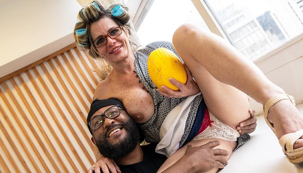 Big Clit Mature Loves Anal