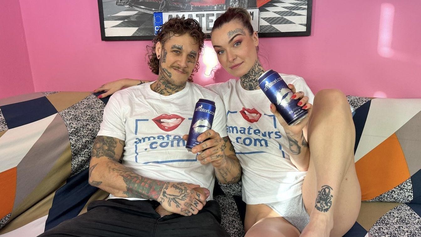 Tattooed Amateur Couple Loves It Hard