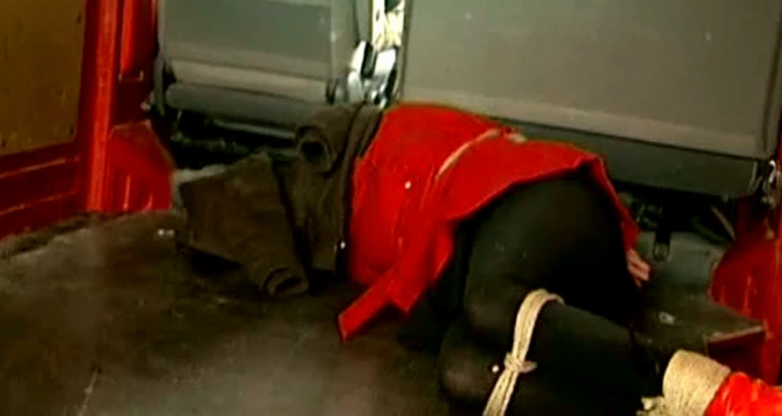 Dutch Girl Taking the Bus