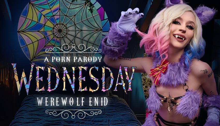 Wednesday: Werewolf Enid (A Porn Parody)