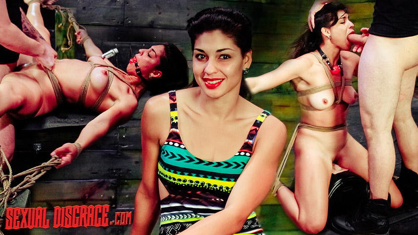 Valentina Endures Her First Rope Bondage Slave Training Session