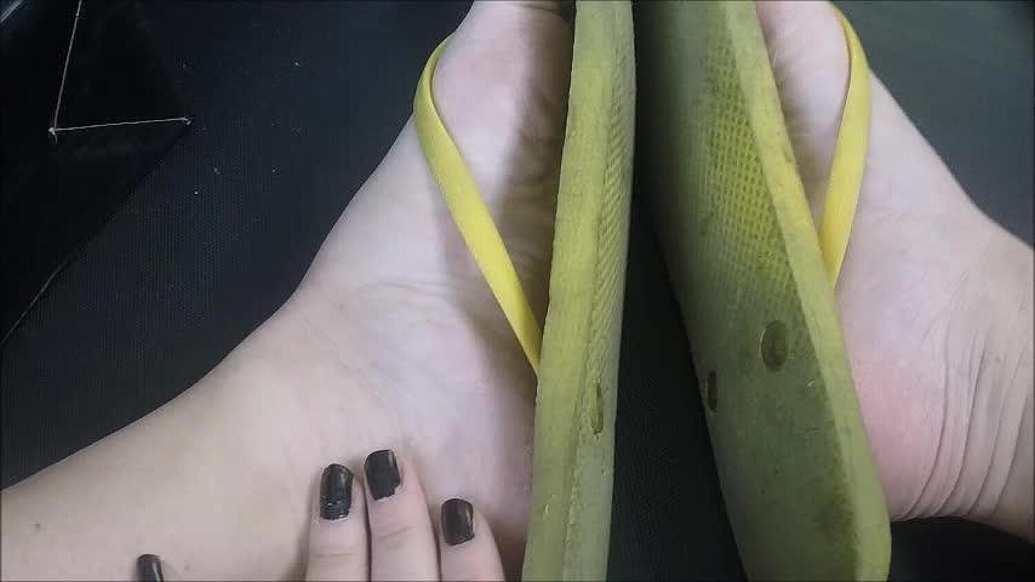 Very Dirty Flip Flops And Shoe Worship