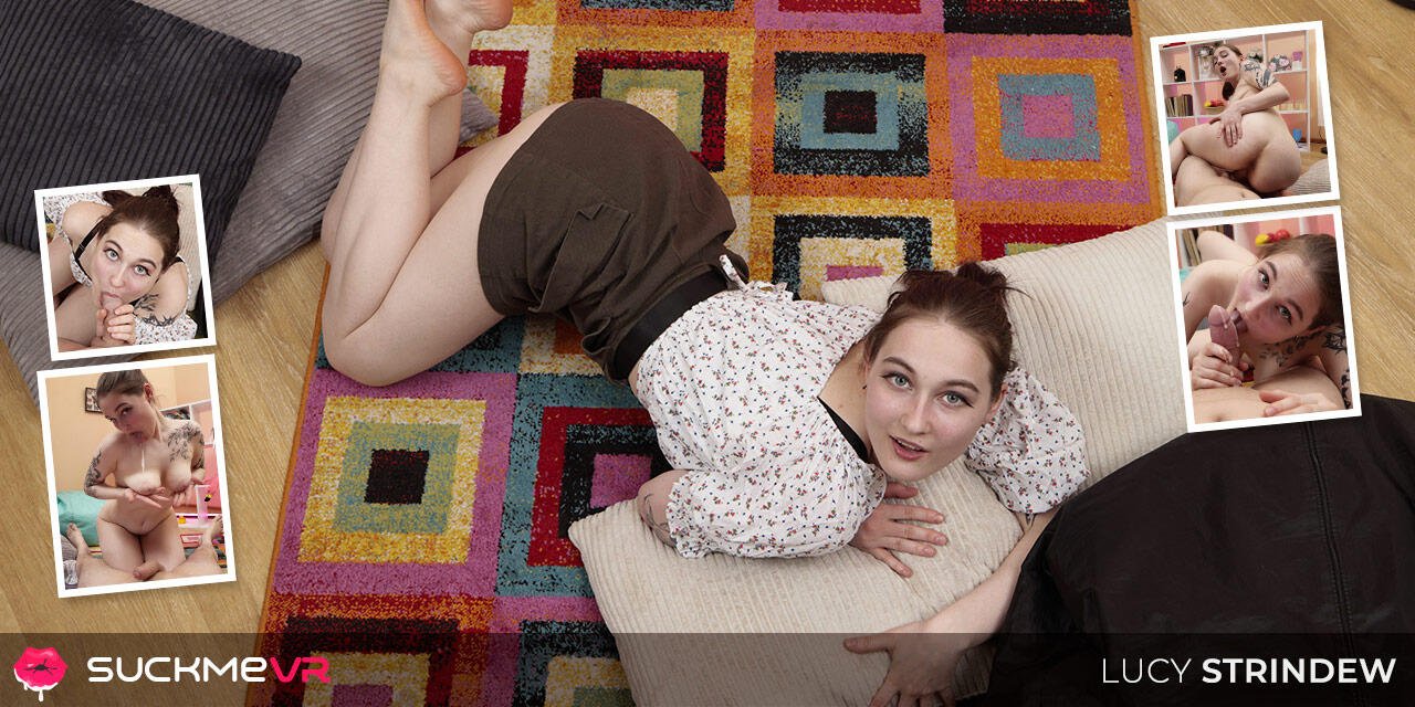 Deepthroat Queen Lucy Strindew Shows Her Sucking And Riding Skills