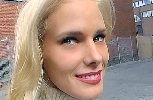 Daisy Foxx Sucking Cock Outdoors
