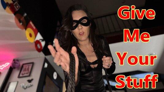 Give Me Your Stuff - Sinn Sage Bdsm Instruction, Hand Over Mouth Domination, POV Bondage And POV Tapegag 1080