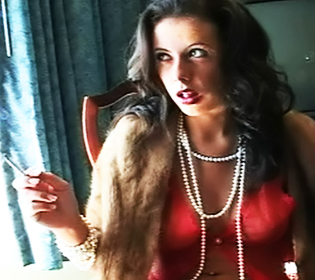 Fur-Clad Penny Is a Sexy Smoke Whore