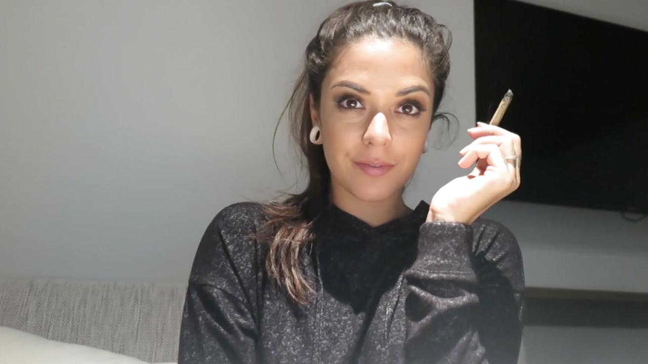 Kayla Jane Has A Smoke And Some Cozy Time With Her Wool Socks