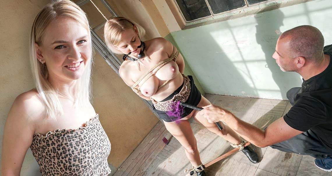 Kirsty Waterfall in Bondage