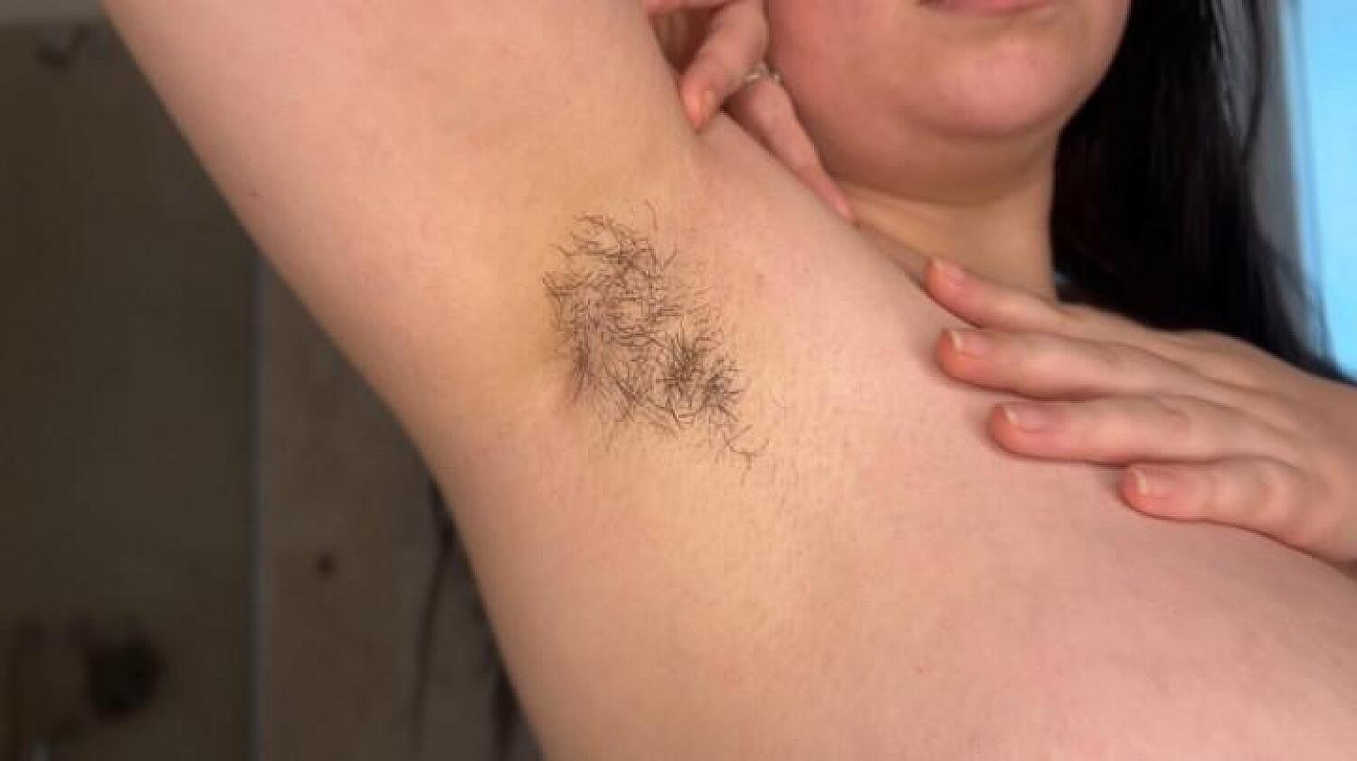 Shaving My Hairy Armpits