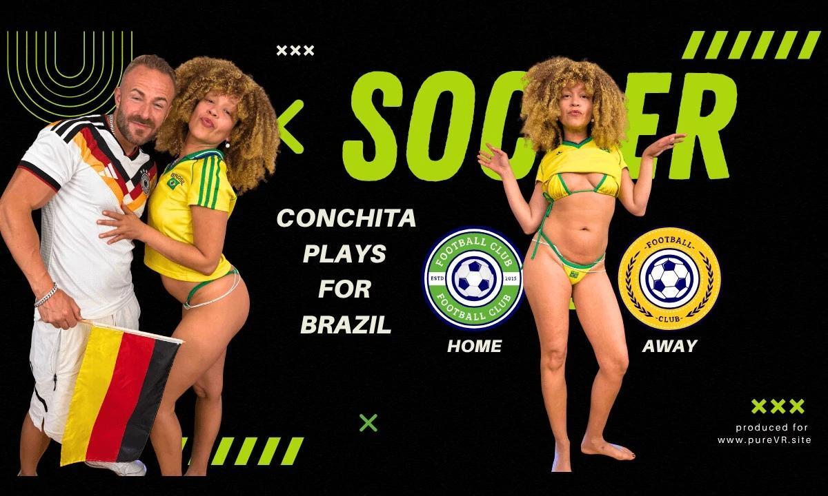 Hot Football Playoff Between Brazil And Germany