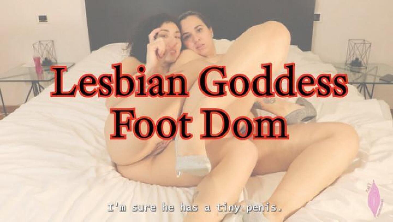 Lesbian Goddess Foot Dom Tiny Dick Humiliation & Heel Tra