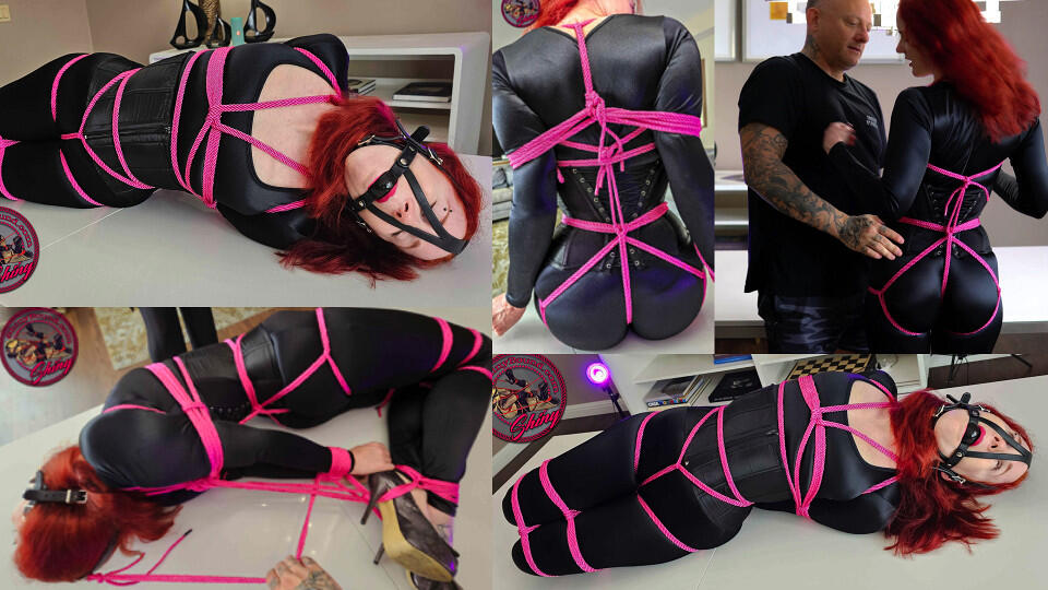 Sexy Domme Hogtied