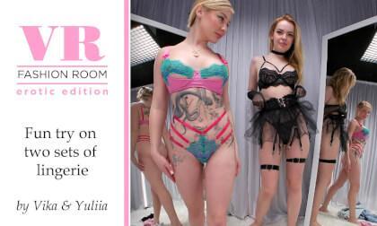 Vika & Yuliia Tries On Two Sets Of Lingerie