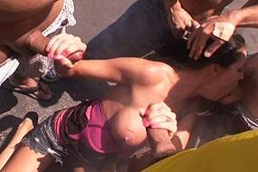 Handjobs and Blowjobs From Busty