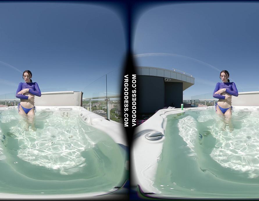 Behind The Scenes Filming Yeva In The Rooftop Jacuzzi Jilling