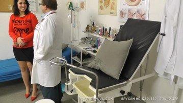 Chubby Female Patient Treated By Old Doctor Spy Cam