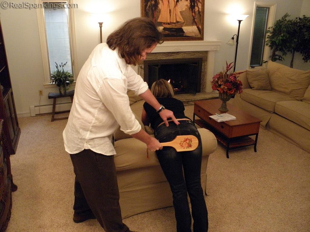 Riley Spanked for Too Many Texts