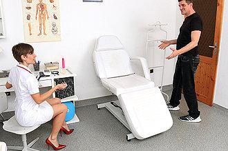 A Blowjob At Hospital Feat. Skinny MILF Doctor Anina