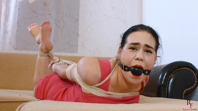 Valery Hazelnut Is Hogtied and Speaking English