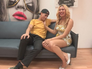 Daniela, a 18 Years Old Busty Babe and Her Boyfriend Pepe, Who's Almost Taller When He's Laying Down Than When He's on His Feet