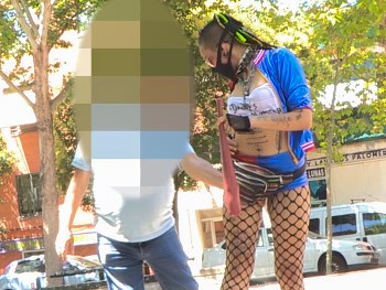 Wanna Fuck Me? I Take It to the Street to Look for a Stud Tee Hee Hee. I Can Stick a Baseball Bat Inside My Pussy. I'm Baby, and I Cosplay Harley Quinn
