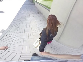 I Fuck a Party Girl I Meet at the Space. the Slut Sucks Me in the Middle of the Street.