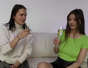 Hot Babes Rebeka Ruby and Rosalina Helping Eachother Get Off with a Hitachi Vibrator