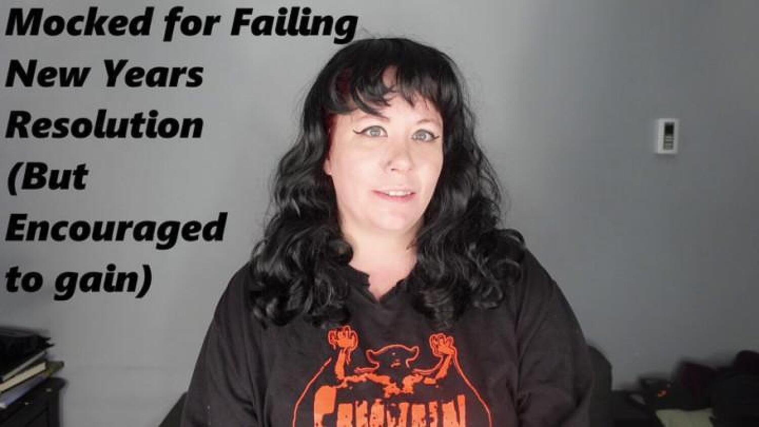 Mocked For Failing Your New Years Resolution Already